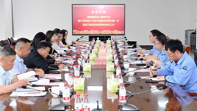 建銀國際金融有限公司執(zhí)行董事葉林一行到萬基控股集團(tuán)調(diào)研