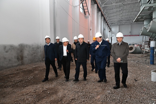 洛陽市副市長(zhǎng)王太鋼一行到萬基控股集團(tuán)調(diào)研